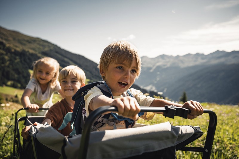 Bild: Kinder Sommerurlaub Paznaun