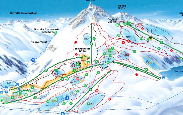 Skigebiete :: See, Kappl, Ischgl, Galtür, Silvretta-Region