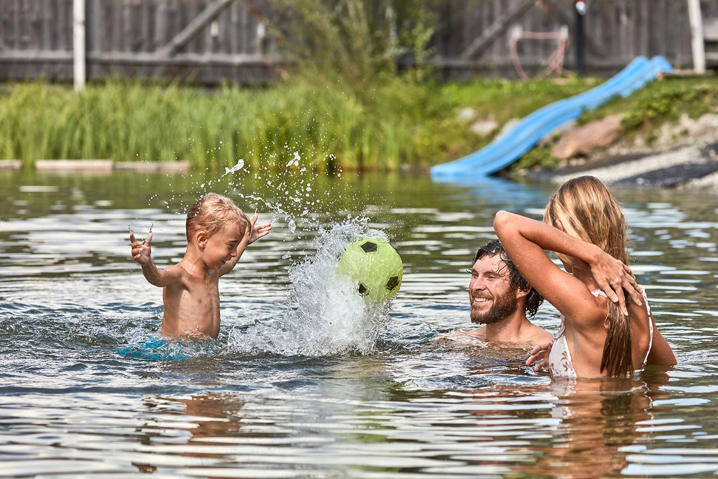 Bathing lake in See, Ischgl-Paznaun