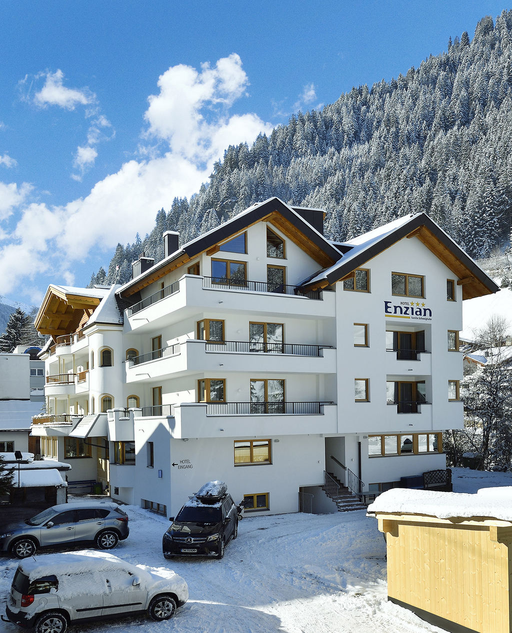 Hotel Enzian im Winterparadies in See, Ischgl-Paznaun